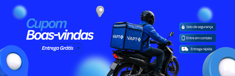 Cupom boas-vindas com entrega grátis